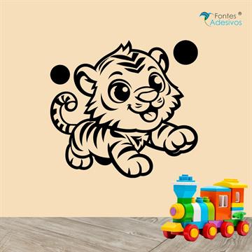 Adesivo de Parede Tigre - 60 x 56 cm