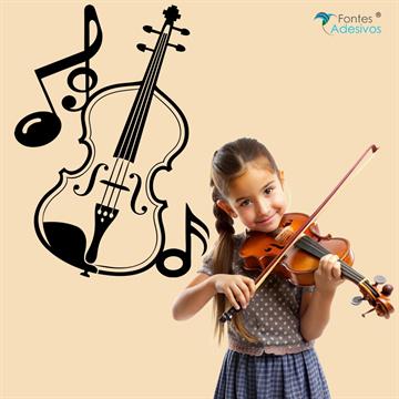 Adesivo de Parede Violino - 50 x 70 cm