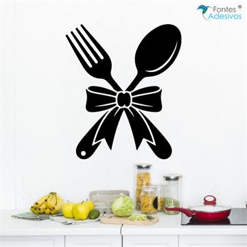 Adesivo de Parede Talheres - 48 x 56 cm
