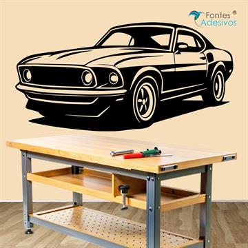 Adesivo de Parede Carro - 100 x 50 cm