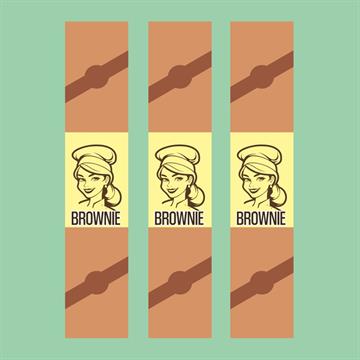 Cinta para Brownie 20x4 cm - 1.000 UN