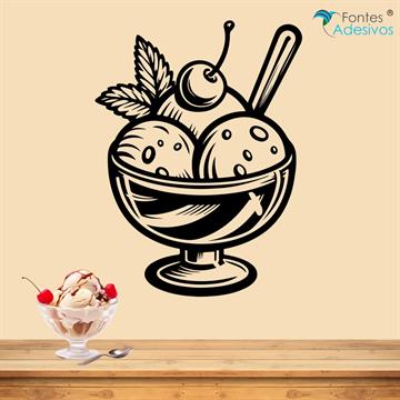 Adesivo de Parede Sorvete - 42 x 56 cm