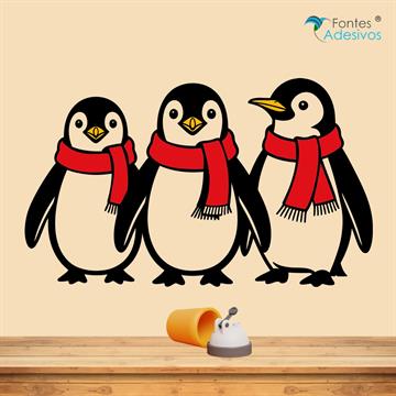 Adesivo de Parede Pinguim - 60 x 36 cm