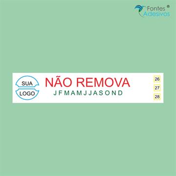 Etiqueta Casca de Ovo 10x50 mm - 250 un.