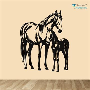 Adesivo de Parede Cavalo - 40 x 50 cm