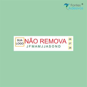 Etiqueta Casca de Ovo 10x40 mm - 500 un.