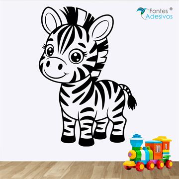 Adesivo de Parede Zebra - 56 x 80 cm