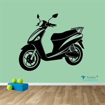 Adesivo De Parede Scooter - 56 x 49 cm