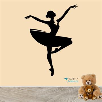 Adesivo de Parede Bailarina - 42 x 56 cm