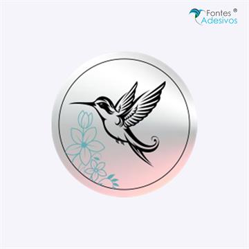 Adesivo Holográfico - 30 x 30 mm - 100 Unidades