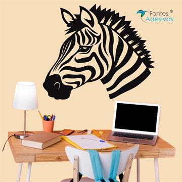 Adesivo de Parede Zebra - 63 x 54 cm
