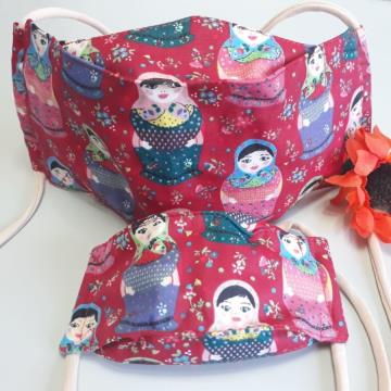 Kit Máscara 3D "Mãe e Filha" R$ 30,00
