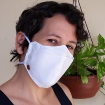 Máscara 3D Tecido Antiviral Delfim Protect