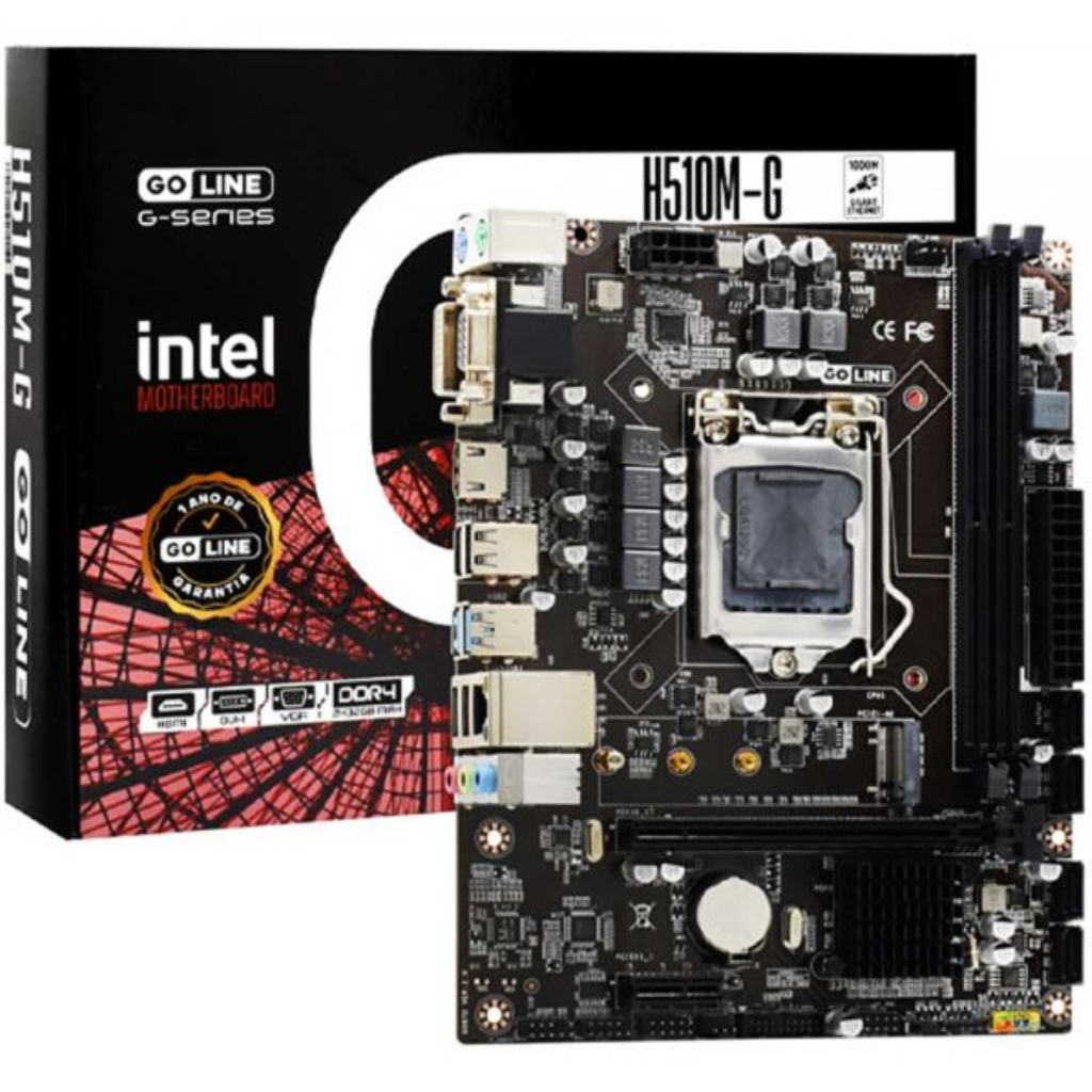 Placa Mãe H510M-G DDR4 1200 - Go Line