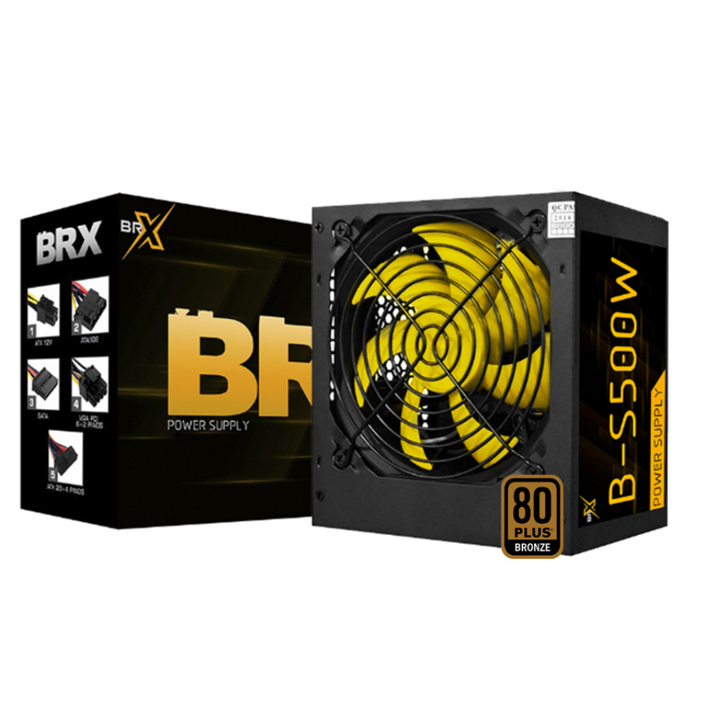 Fonte ATX 500W 80 Plus Bronze - BRX