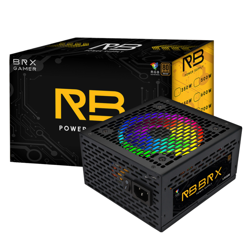 Fonte ATX 550W 80 Plus Bronze  Automática - BRX