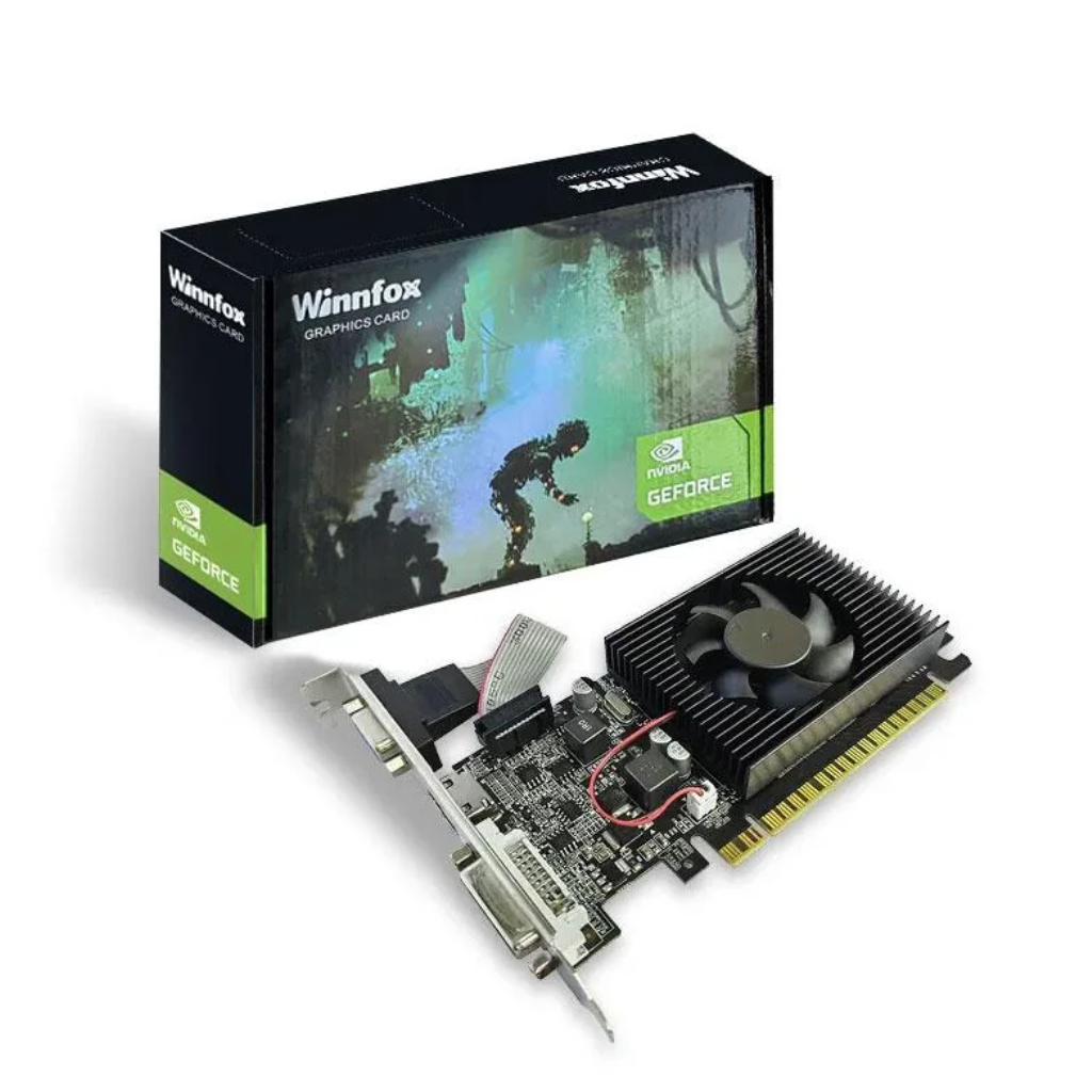 Placa de Video 1Gb DDR3 64 Bits Geforce G210 - Winnfox