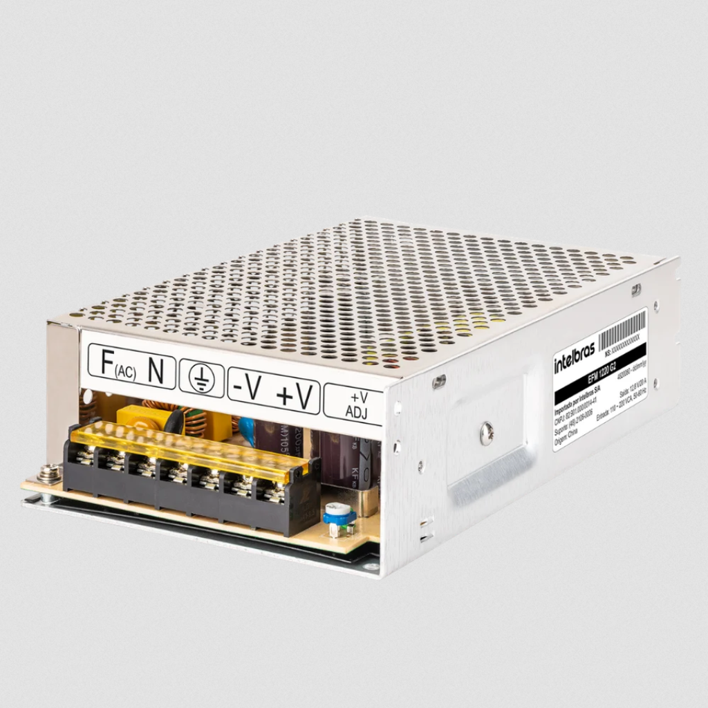 Fonte Alimentação AC/DC 12,8V 20A EFM 1220 G2 - Intelbras