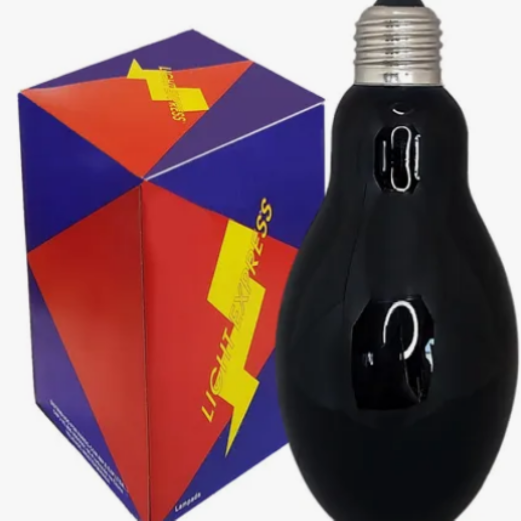 Lâmpada Descarga Alta Pressão Berinjela Negra 125w 220v E27