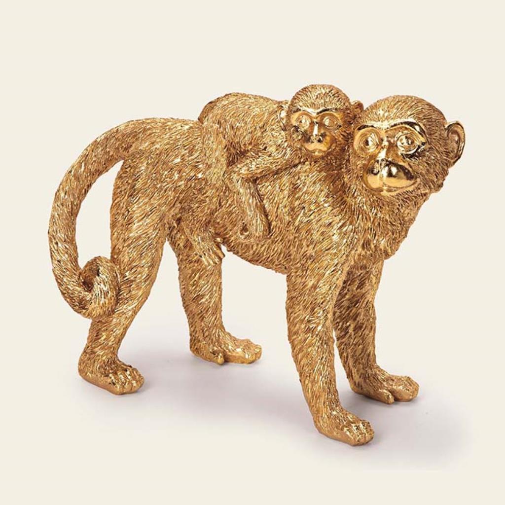 Escultura Macaco Em Poliresina