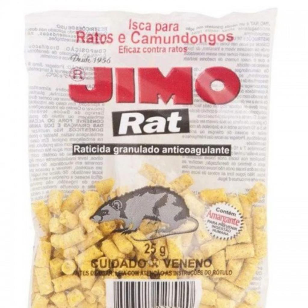 VENENO P/ RATO JIMO RAT 25G