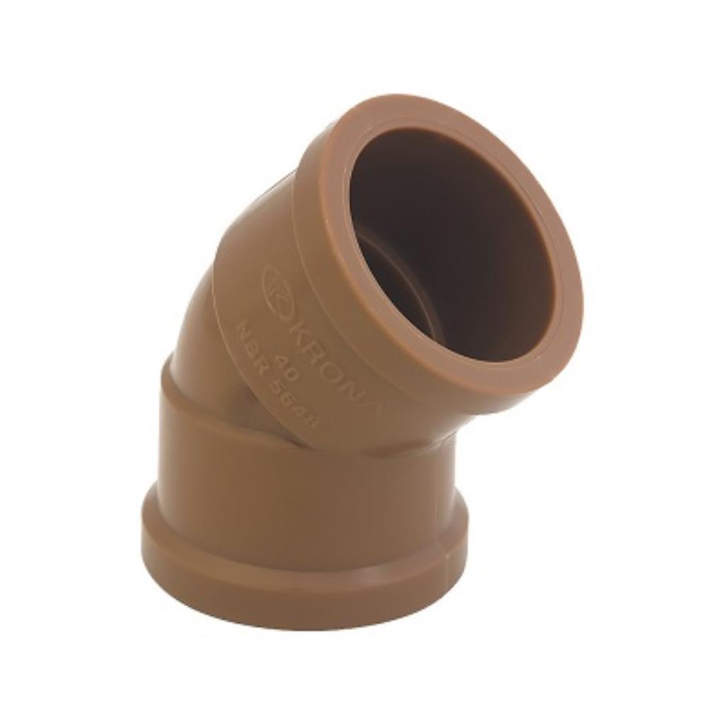 COTOVELO JOELHO SOLDAVEL KRONA 45º 50mm