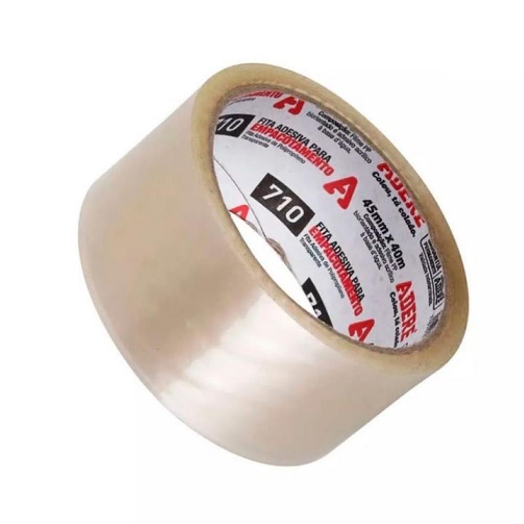 FITA CREPE EMPACOTAMENTO TRANSPARENTE 45MMX40M ADERE