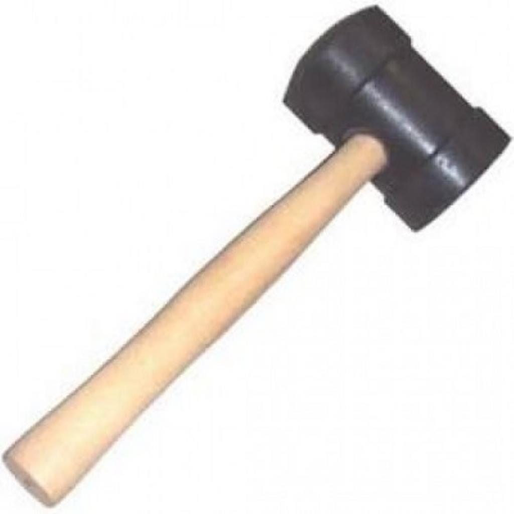 MARTELO MARRETA BORRACHA 60MM PRETO METASUL