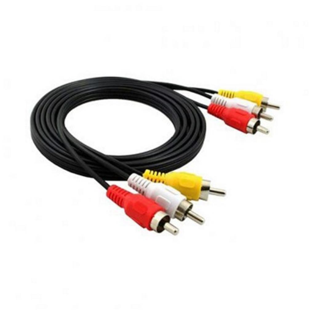 CABO AUDIO/VIDEO 3RCA + 3RCA 1,50m