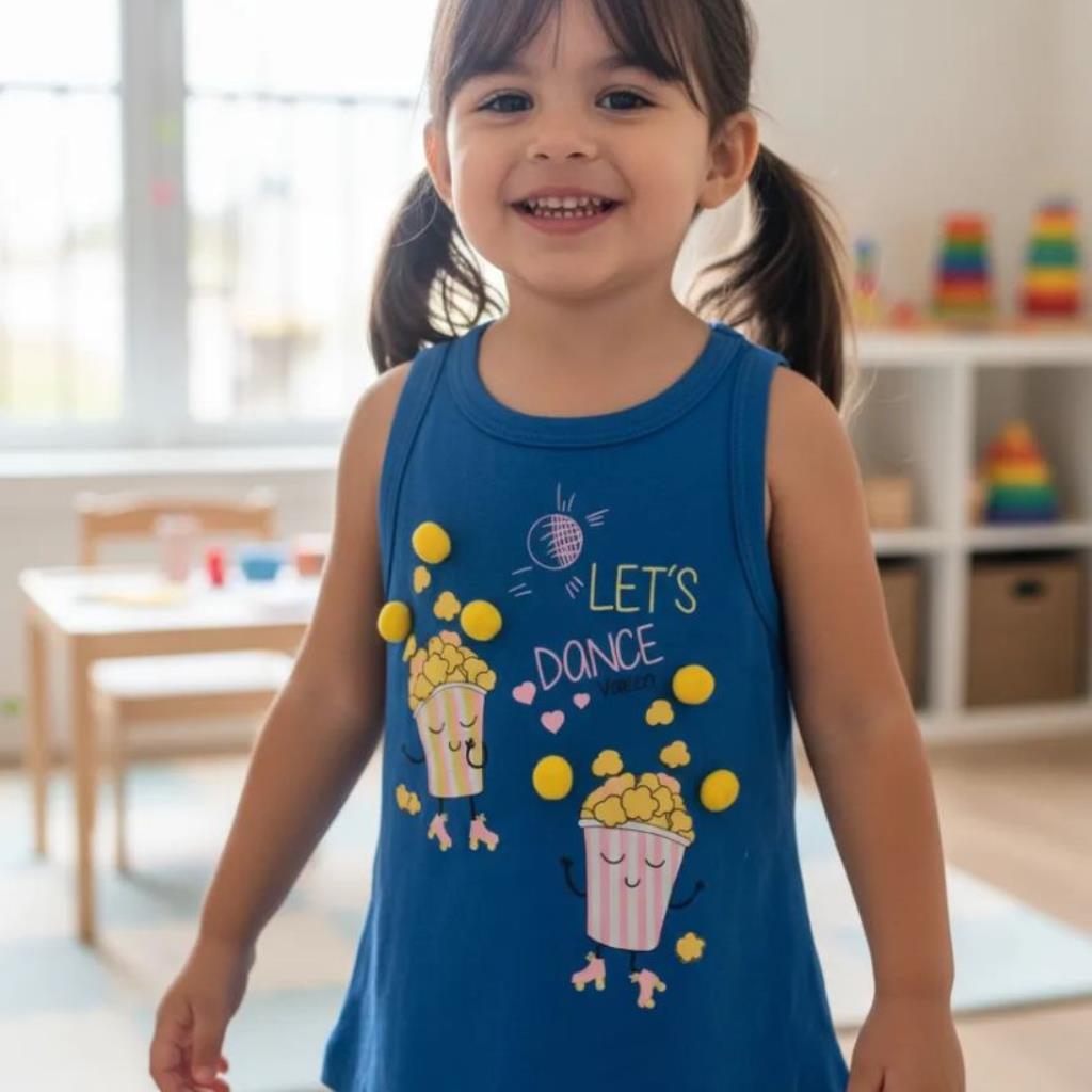 BLUSINHA INFANTIL REGATA FEMININA TAMANHO 2