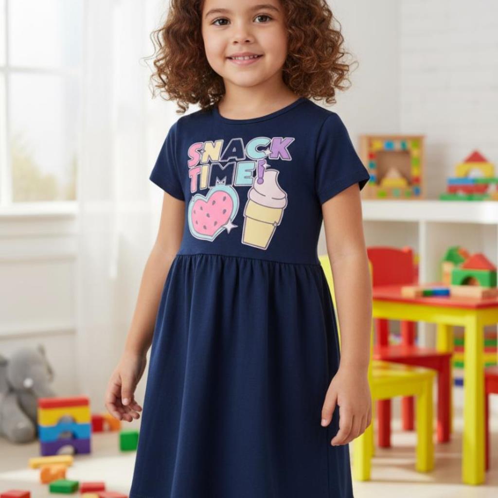 VESTIDO INFANTIL /JUVENIL PRINCESINHA SNACK TAMANHO 14