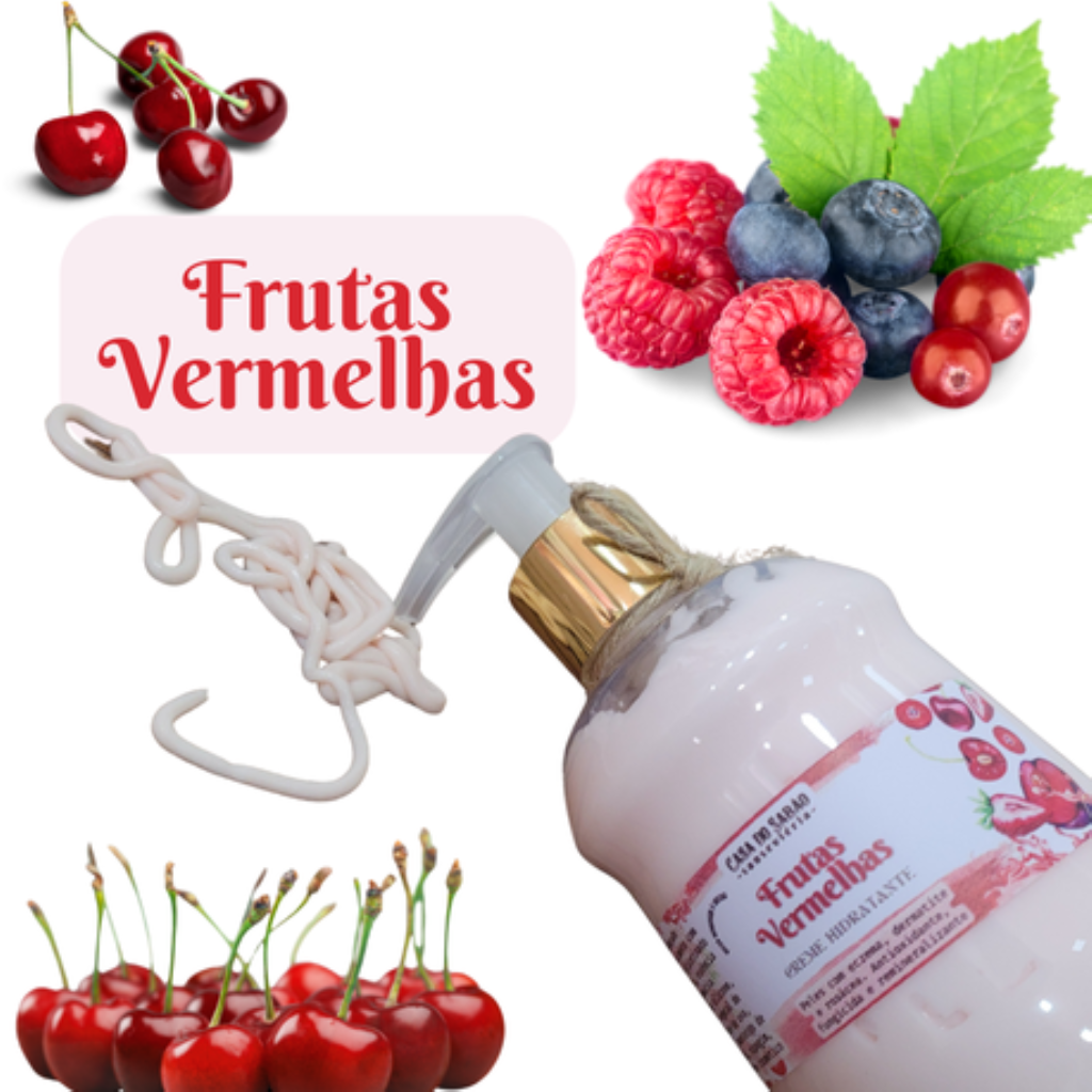 CREME HIDRATANTE FRUTAS VERMELHAS - 240gr