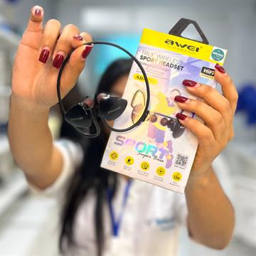 FONE DE OUVIDO ESPORTIVO SEM FIO AWEI A847BL