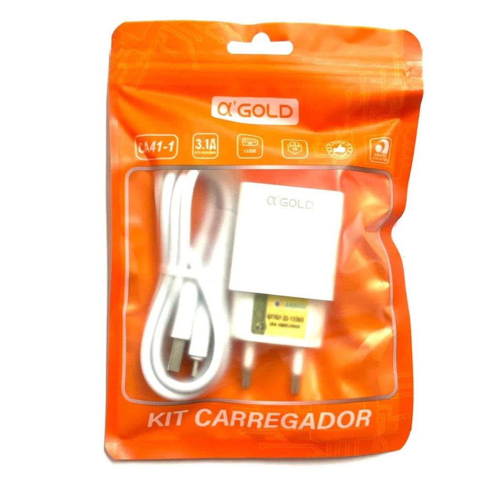 Carregador Rapido 3.1 Agold CA41-1 V8
