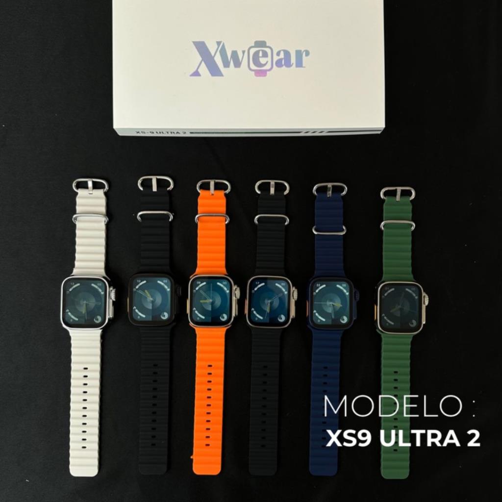Relogio Smartwatch XS9 ULTRA 2 MAX Trava de Pulseiras e Parafusos Reais 49mm