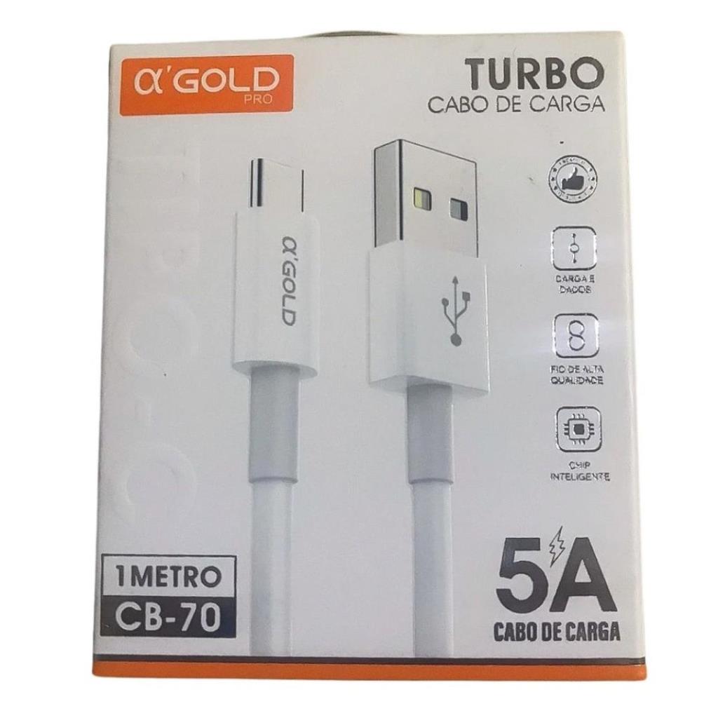 Cabo Tipo C Turbo Agold CB-70 5A Turbo 1M