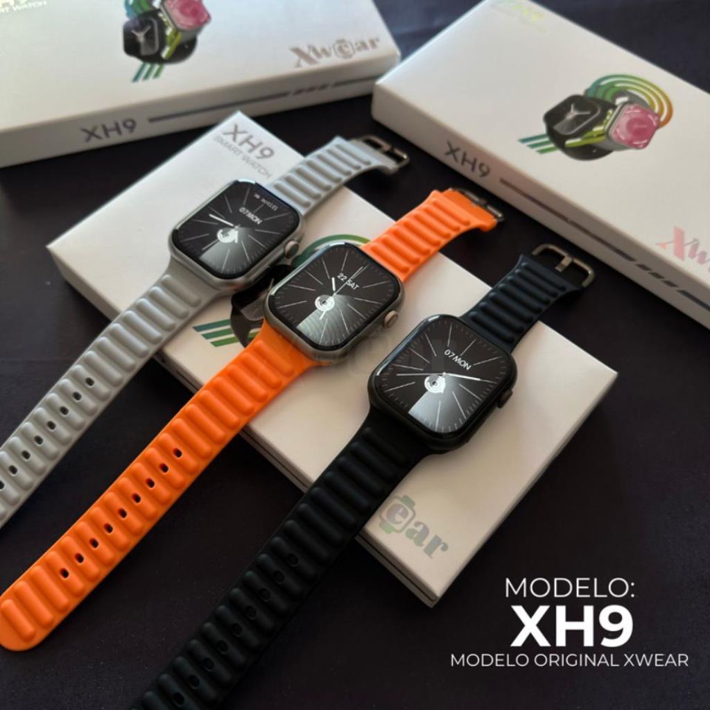 Relogio Smartwatch Xh9 Modelo Tradicional 48mm Com Função Dois Gestos