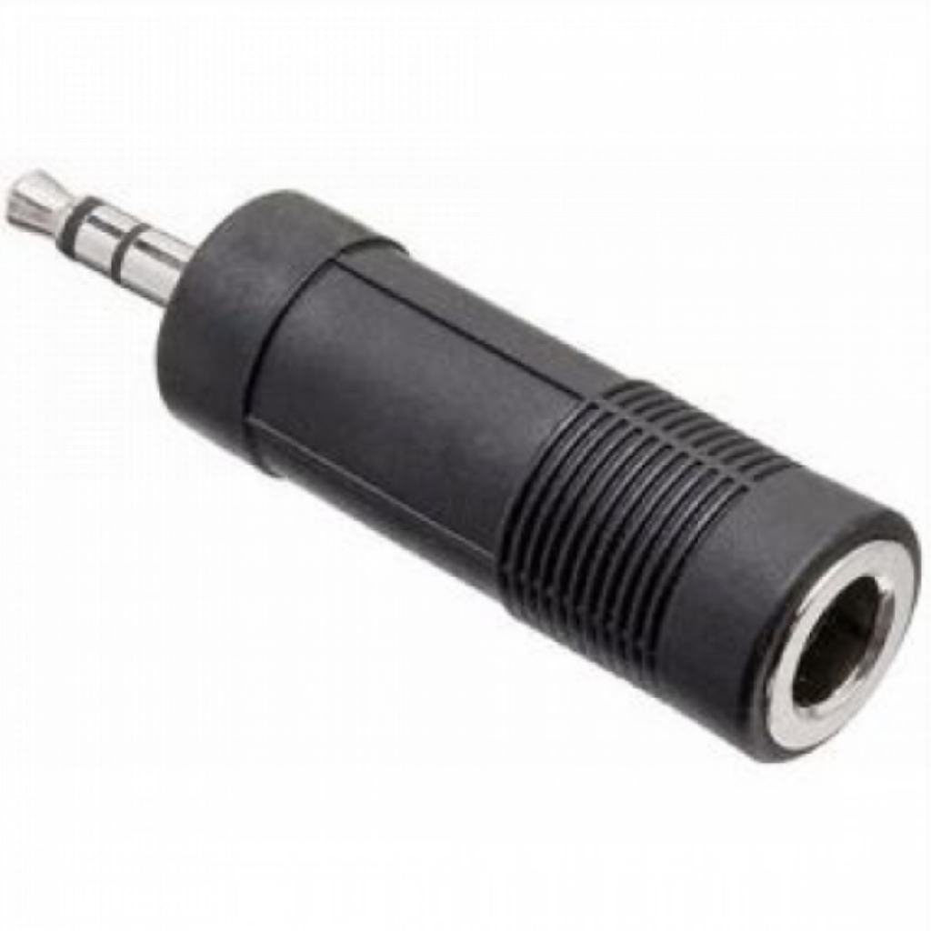 Plug Adaptador p10 femea P/ P2 macho Stereo Auxiliar Som