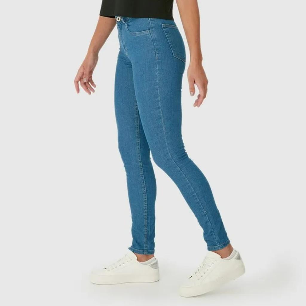 Calca Skinny Cintura Média Jeans Stretch Tam 38 Malwee