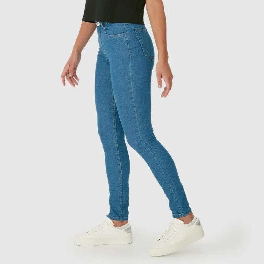 Calca Skinny Cintura Média Jeans Stretch Tam 42 Malwee