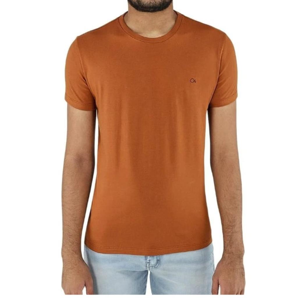 Camiseta Masc Basica Marmelada Tam G Ogochi