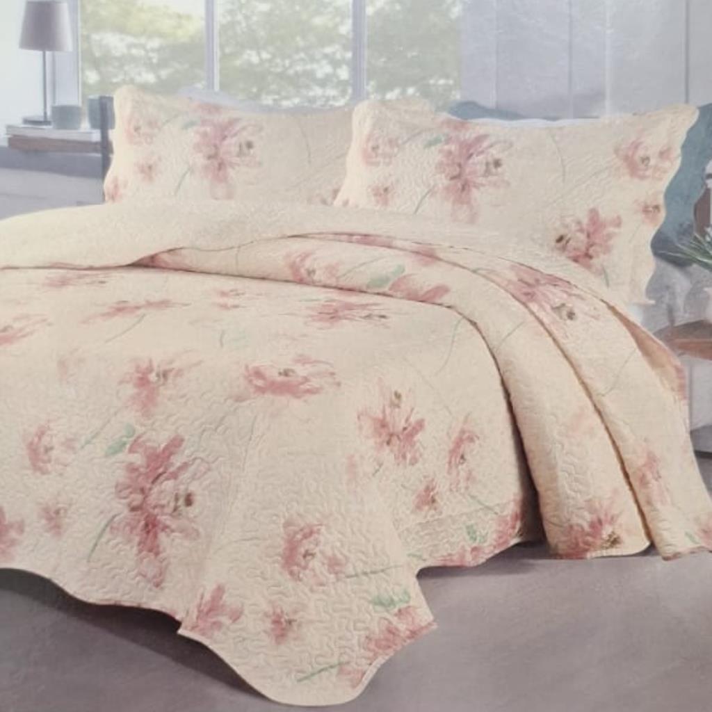 Kit Cobre Leito Solteiro Dupla Face 1,60x2,40 Flor do sertao Dyuri