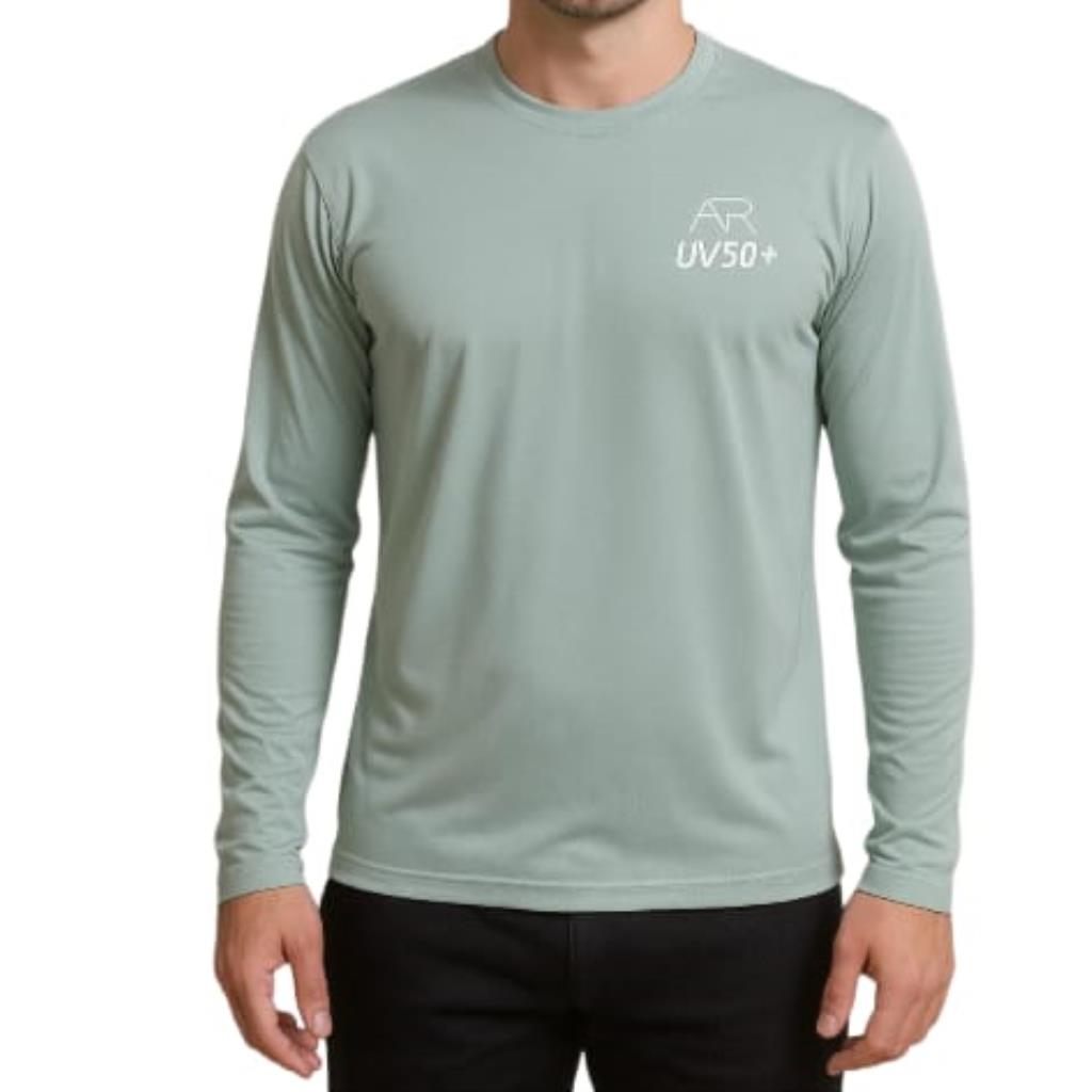 Blusa Protecao Uv Unissex Verde Tam G Aer