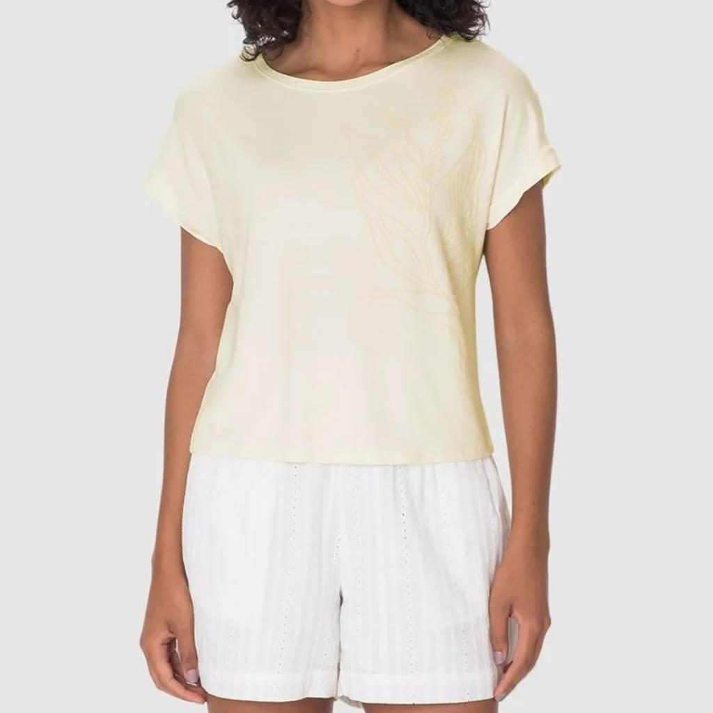 Blusa Ampla Fem Estampa Puff Moletinho De Viscose Tam M Malwee