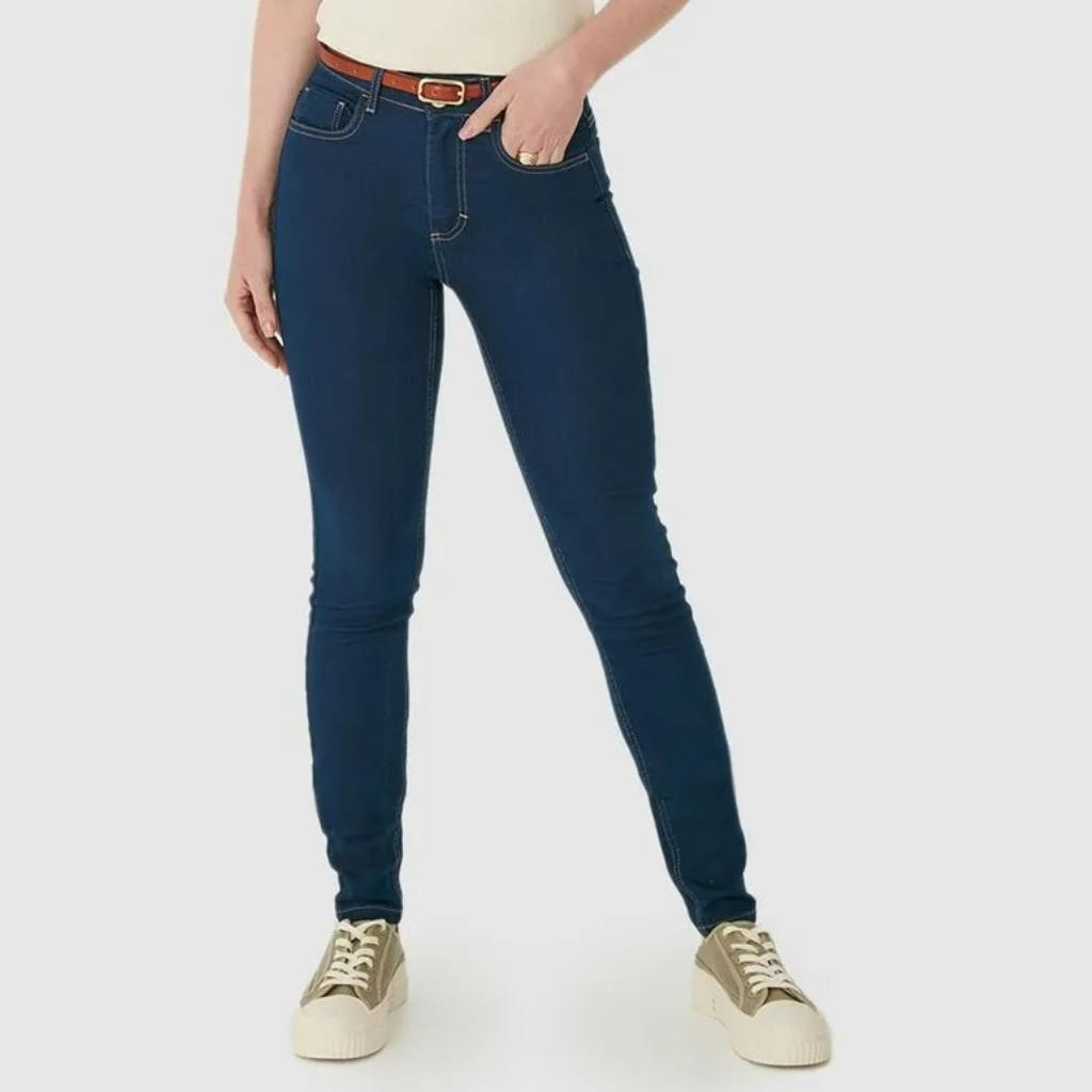 Calca Skinny Cintura Média Jeans Stretch Tam 42 Malwee