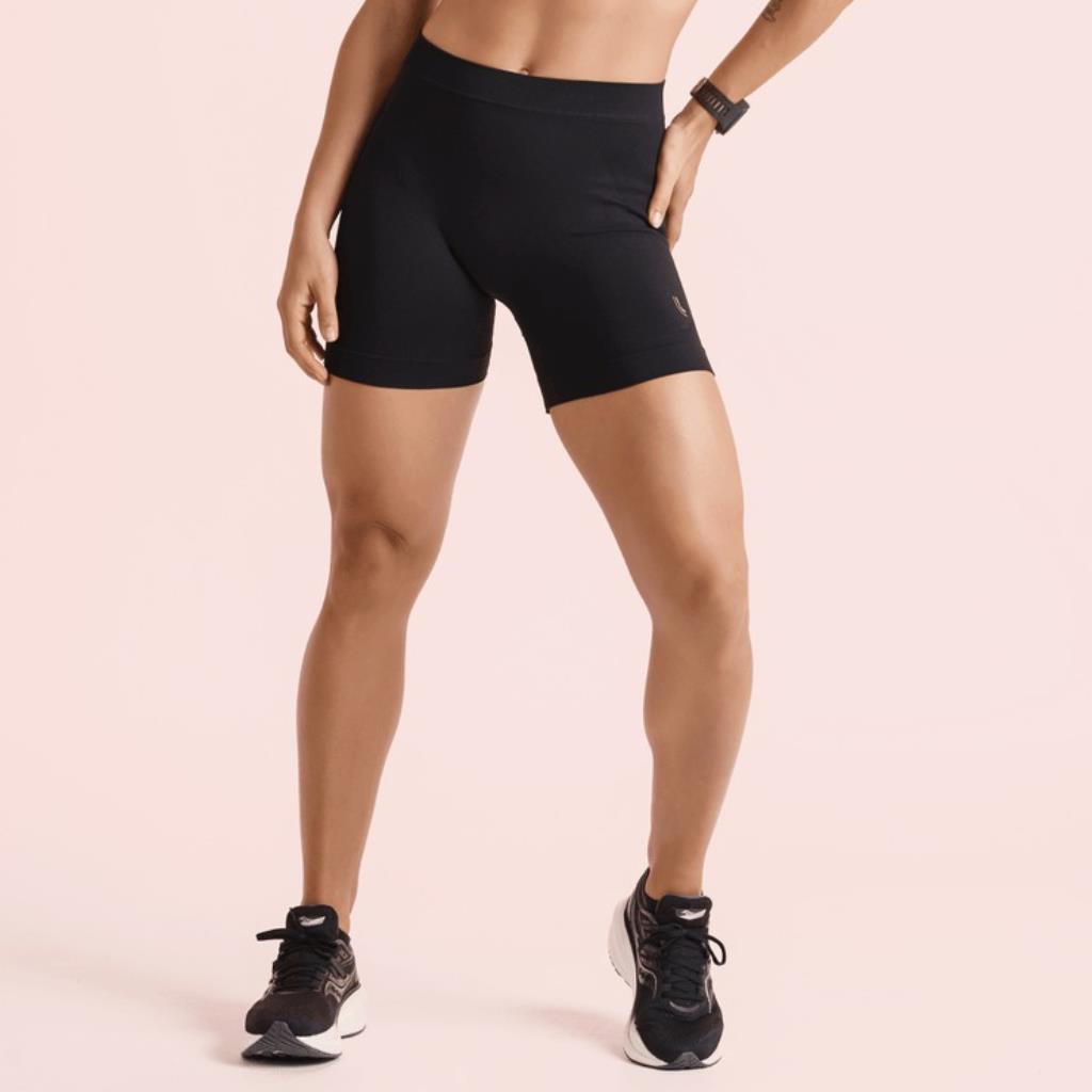 Short Attack Feminino Preto Tam G Lupo