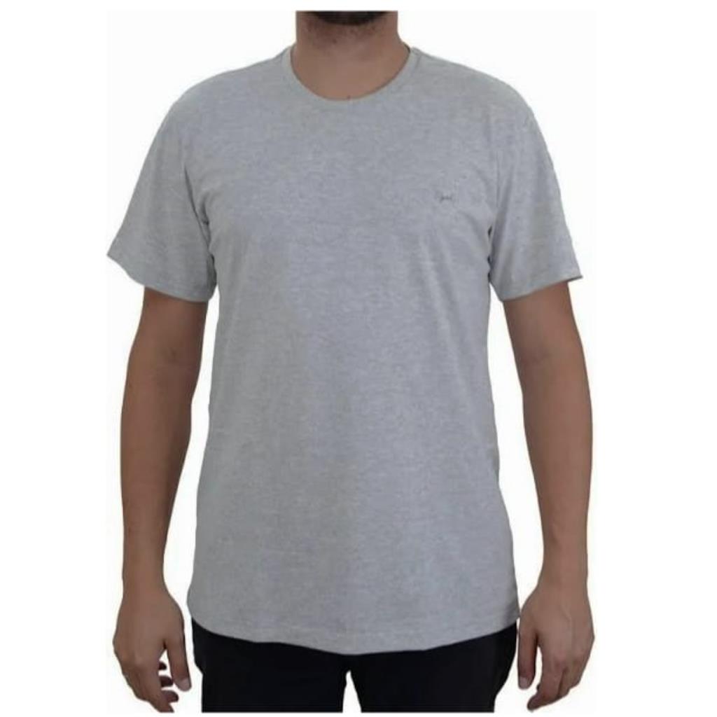 Camiseta Masc Basica Cinza Tam GG Ogochi