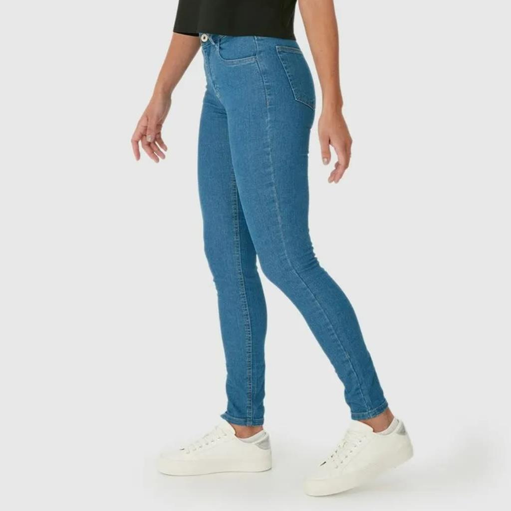Calca Skinny Cintura Média Jeans Stretch Tam 46 Malwee
