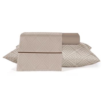 Jogo De Cama 4 Pecas Queen 150 Fios 100% Algodao Teka