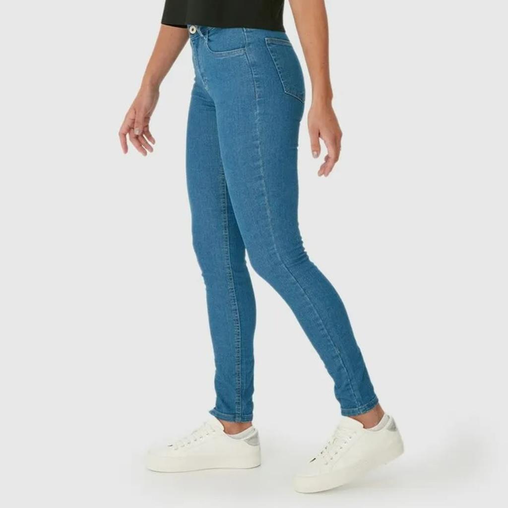 Calca Skinny Cintura Média Jeans Stretch Tam 40 Malwee